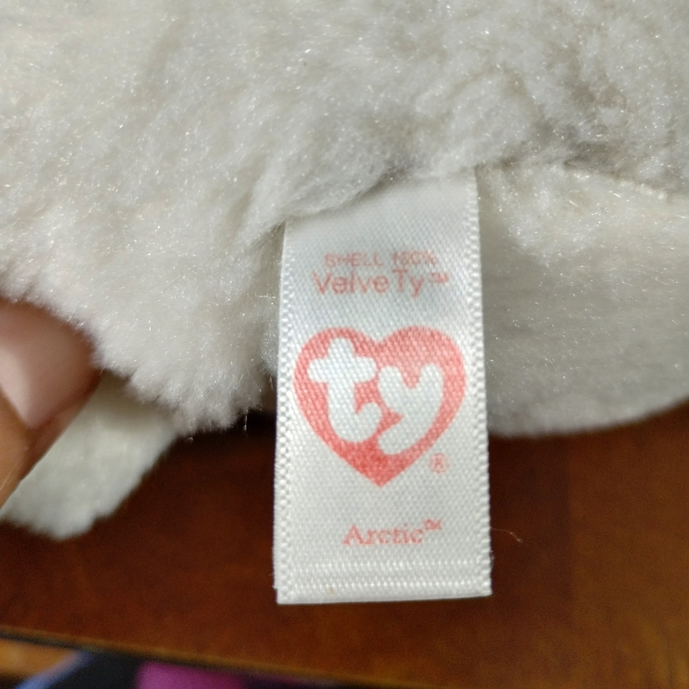 ✓Ty Beanie Babies Arctic 2015 Plush 6" sitting Polar Bear With Big eyes - Picture 8 of 15